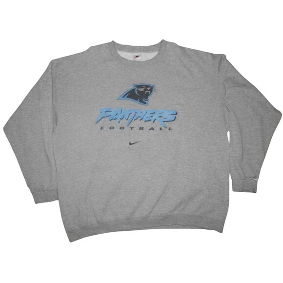 Vintage 90s Carolina Panthers NFL Pro Line Nike Sweatshirt Men's XXL Made in USA
